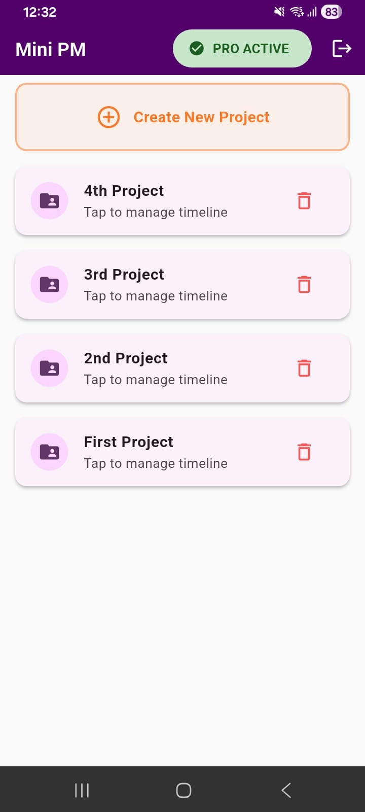 Project Screen